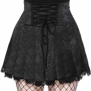 NEW KILLSTAR Black All Nyte Mini Skirt